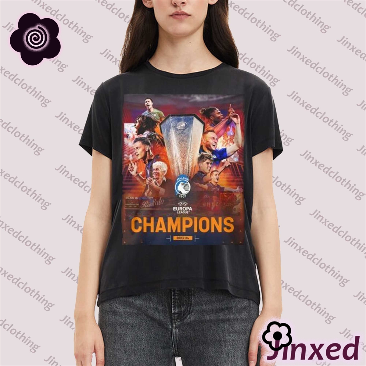 Uefa Europa League Champions 2023-24 Sevilla Fc Unisex T-shirt 